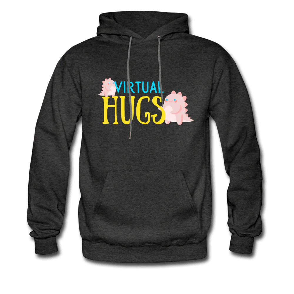 Virtual Hugs Cute Dinosaurs Hoodie - Image 3