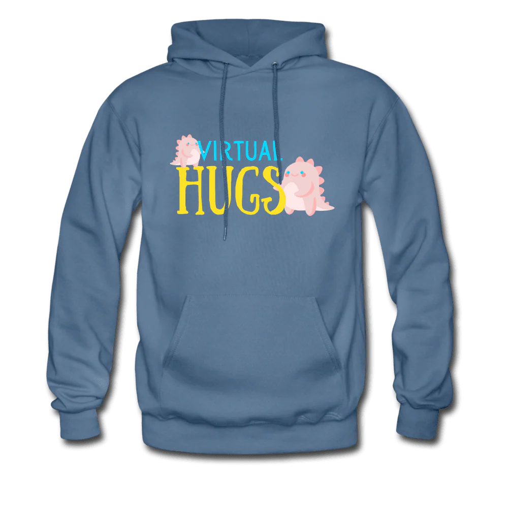 Virtual Hugs Cute Dinosaurs Hoodie - Image 6
