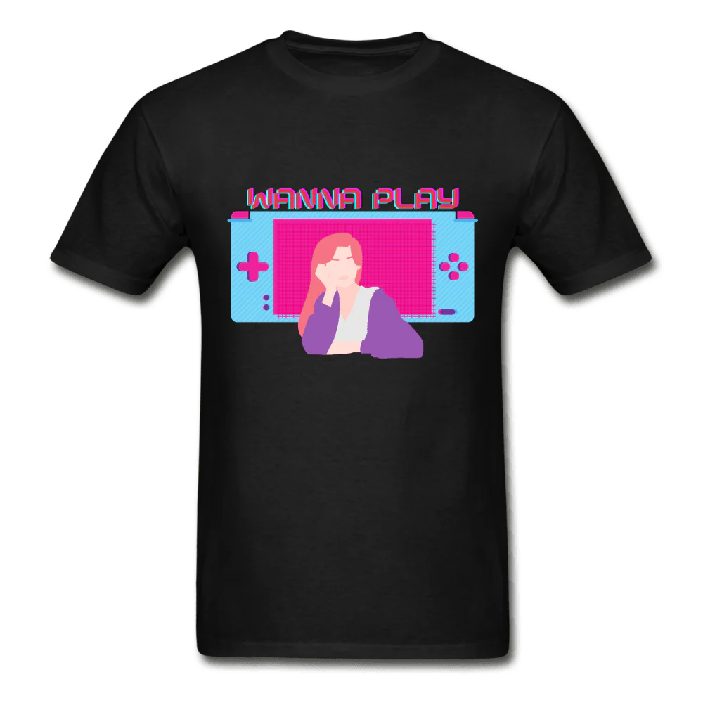 Wanna Play Retro Gameboy Gaming T-Shirt - Image 8