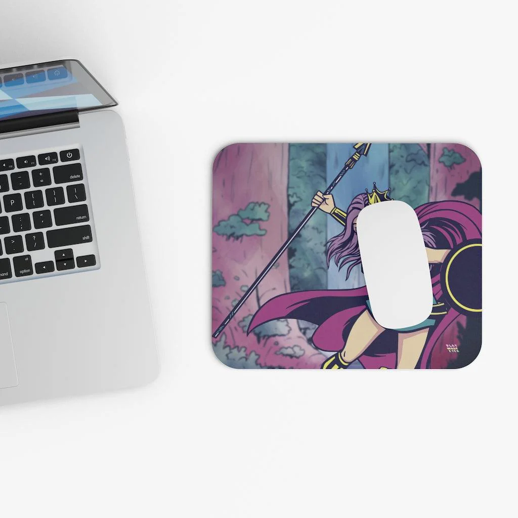 Warrior Princess Forest Adventure Mouse Pad - Image 6
