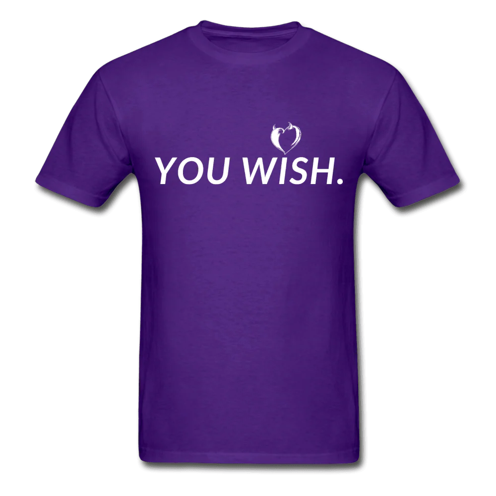 You Wish Devil Heart Ultra Cotton Attitude T-Shirt - Image 6