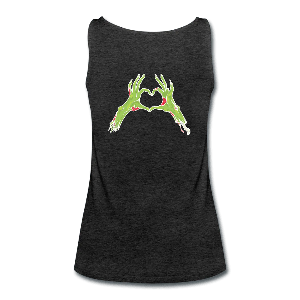 Zombie Chase Funny Quote Tank Top - Image 10