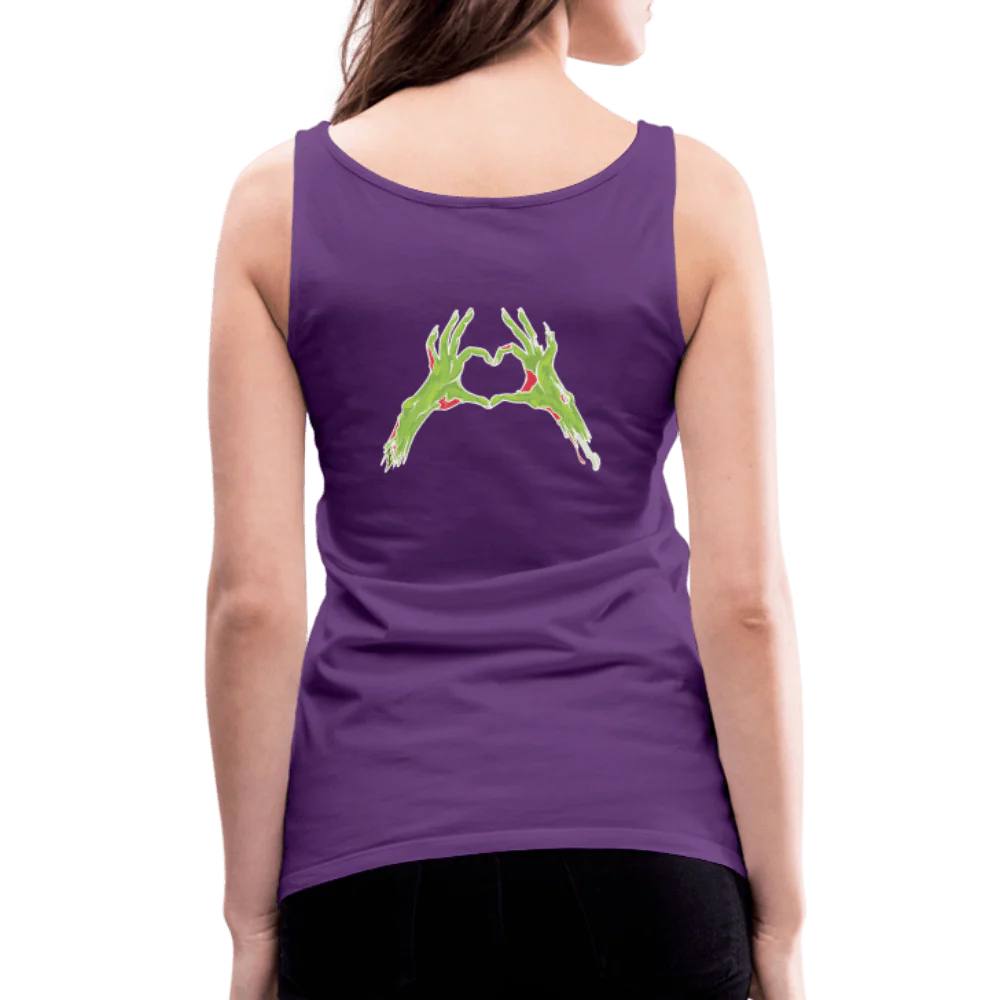 Zombie Chase Funny Quote Tank Top - Image 16