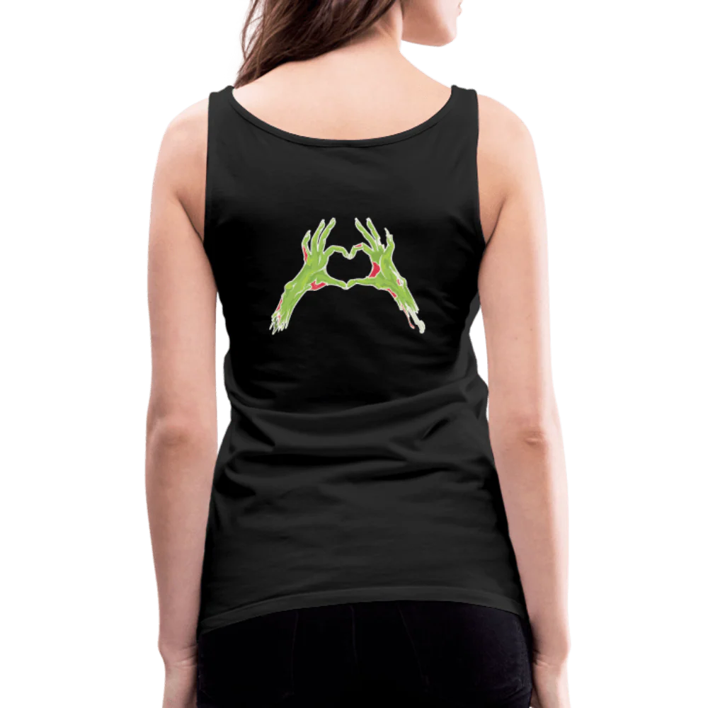 Zombie Chase Funny Quote Tank Top - Image 4
