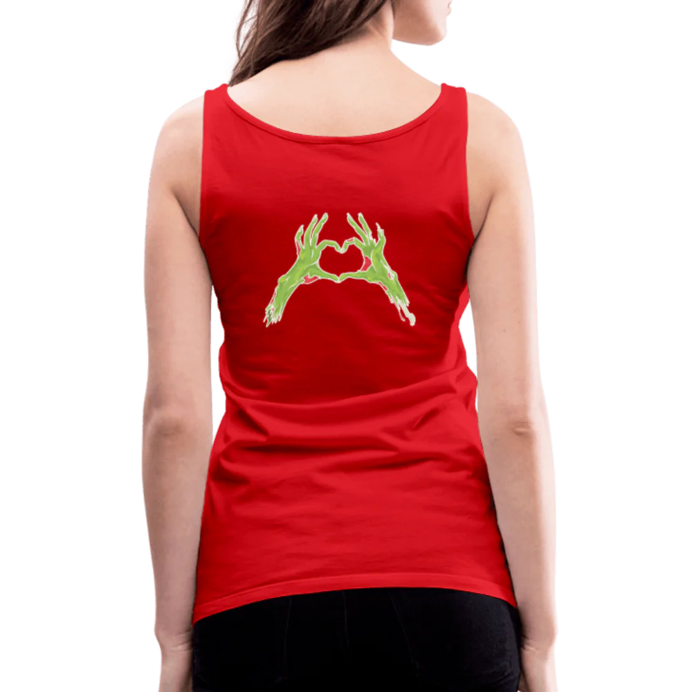 Zombie Chase Funny Quote Tank Top - Image 8